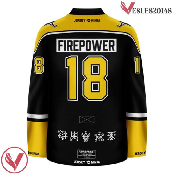 Firepower Judas Priest Hockey Jersey - Vesles2014S 4