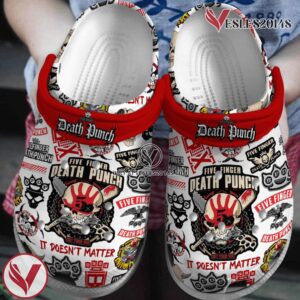 Five Finger Death Punch Music Crocs Crocband Clogs Shoes, Unique Gifts For Fans Style 3 - Vesles2014S