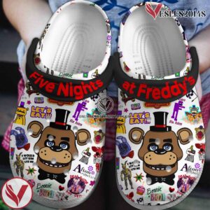 Five Nights At Freddy’s Game Crocs Crocband Clogs Shoes Comfortable For Men Women and Kids Style 1, Unique Gift From  Vesles2014S