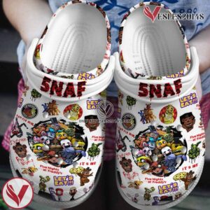 Five Nights At Freddy’s Movie Crocs Crocband Clogs Shoes Comfortable For Men Women and Kids Style 1 - Vesles2014S