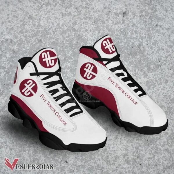 Five Towns College Logo Air Jordan 13 Shoes, Best Sneaker Gifts For Fans - Vesles2014s