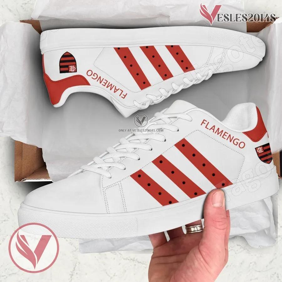 Flamengo Sport Stan Smith Shoes, Unique Sneaker For Fans - Vesles2014s