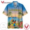 Flamingo It's Alway Happy Hour Print Short Sleeve Hawaiian Casual Shirt Vesles2014S