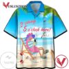 Flamingo It's Always 5 O'clock Here Print Short Sleeve Hawaiian Casual Shirt Vesles2014S