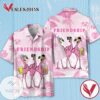 Flamingoes Drink Beer Friendship Print Short Sleeve Hawaiian Casual Shirt Vesles2014S