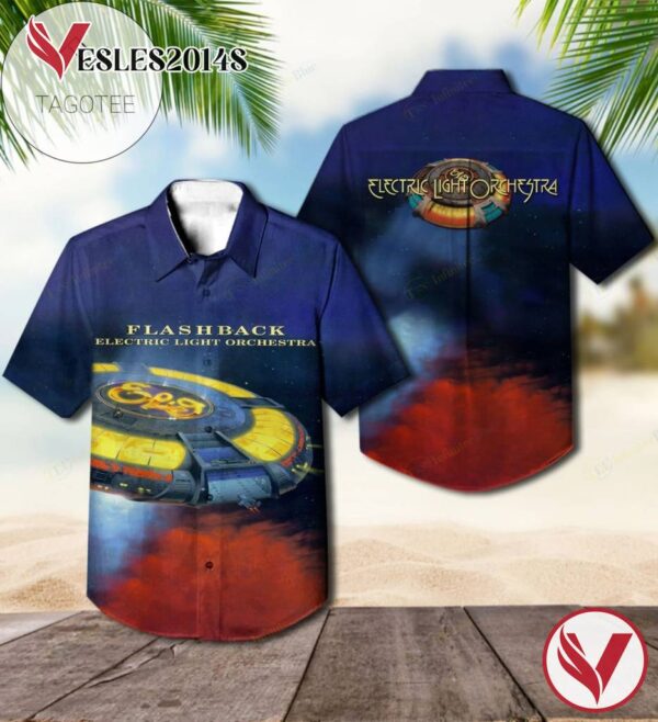 Flashback Album By Electric Light Orchestra Hawaiian Shirt, Best Gift For Music Lovers Vesles2014S