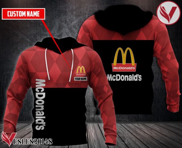 Fleece Mcdonald's Uniform Custom Hoodie - Vesles2014S 1