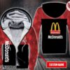 Fleece Mcdonald's Uniform Custom Hoodie - Vesles2014S