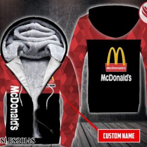 Fleece Mcdonald's Uniform Custom Hoodie - Vesles2014S