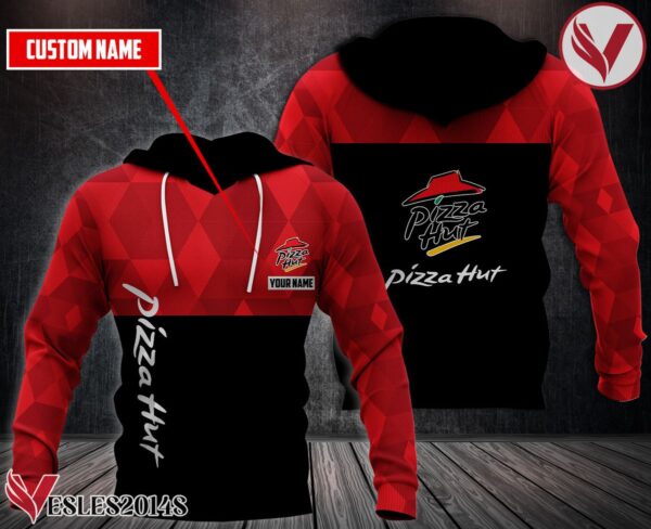Fleece Pizza Hut Uniform Custom Hoodie - Vesles2014S 1
