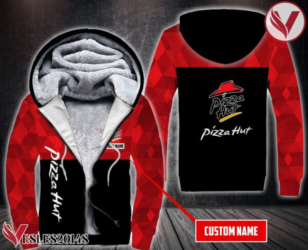 Fleece Pizza Hut Uniform Custom Hoodie - Vesles2014S