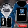 Fleece Usps Uniform Custom Hoodie - Vesles2014S