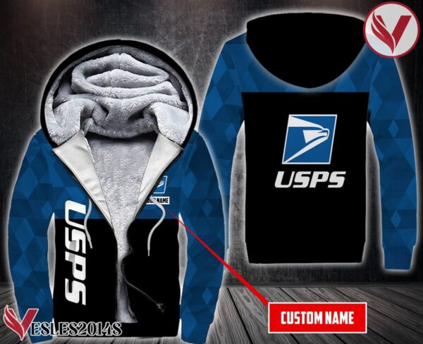 Fleece Usps Uniform Custom Hoodie - Vesles2014S