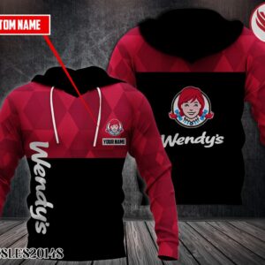 Fleece Wendy's Uniform Custom Hoodie - Vesles2014S 1