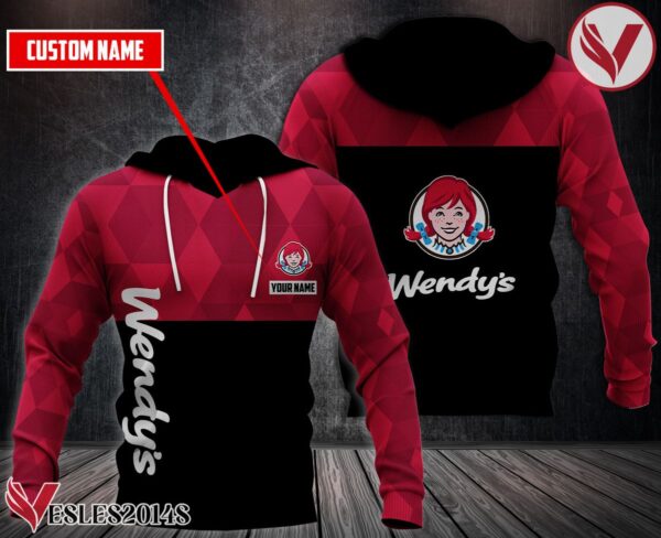 Fleece Wendy's Uniform Custom Hoodie - Vesles2014S 1