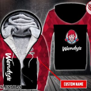 Fleece Wendy's Uniform Custom Hoodie - Vesles2014S