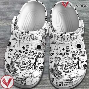 Fleetwood Mac Band Music Crocs Crocband Clogs Shoes, Unique Gifts For Fans Style 1 - Vesles2014S 2