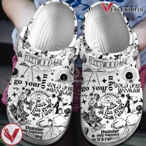 Fleetwood Mac Band Music Crocs Crocband Clogs Shoes, Unique Gifts For Fans Style 1 - Vesles2014S