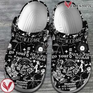 Fleetwood Mac Band Music Crocs Crocband Clogs Shoes, Unique Gifts For Fans Style 2 - Vesles2014S 2