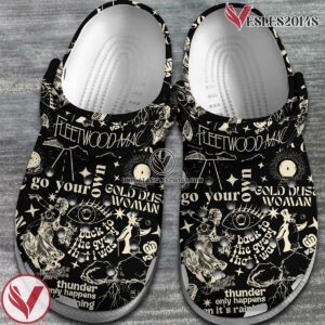 Fleetwood Mac Band Music Crocs Crocband Clogs Shoes, Unique Gifts For Fans Style 3 - Vesles2014S 2