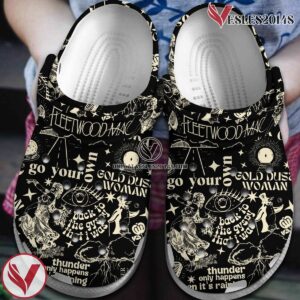 Fleetwood Mac Band Music Crocs Crocband Clogs Shoes, Unique Gifts For Fans Style 3 - Vesles2014S