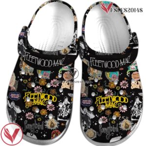 Fleetwood Mac Music Crocs Crocband Clogs Shoes, Unique Gifts For Fans Style 3 - Vesles2014S 2