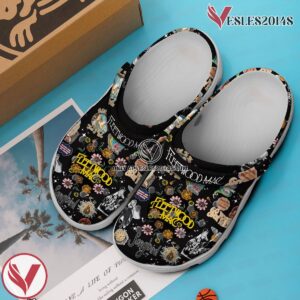 Fleetwood Mac Music Crocs Crocband Clogs Shoes, Unique Gifts For Fans Style 3 - Vesles2014S 4