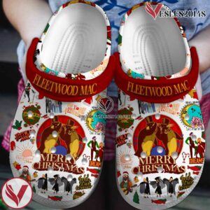 Fleetwood Mac Music Crocs Crocband Clogs Shoes, Unique Gifts For Fans Style 4 - Vesles2014S