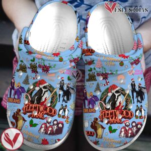 Fleetwood Mac Music Crocs Crocband Clogs Shoes, Unique Gifts For Fans Style 9 - Vesles2014S