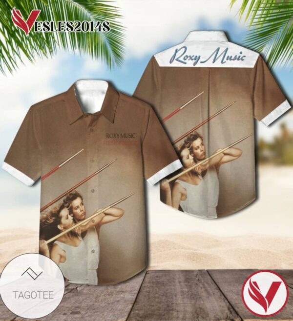 Flesh And Blood Album By Roxy Music Hawaiian Shirt, Best Gift For Music Lovers Vesles2014S