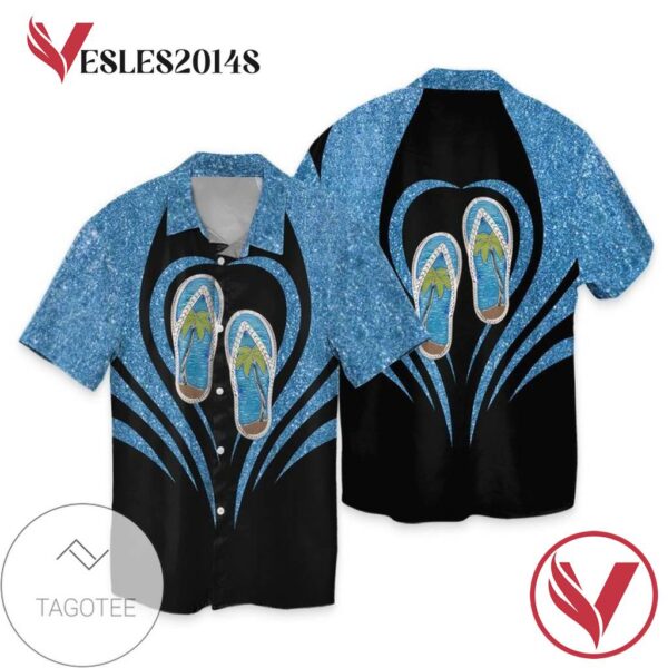 Flip Flop For Men And Women Graphic Print Short Sleeve Hawaiian Casual Shirt Vesles2014S 1