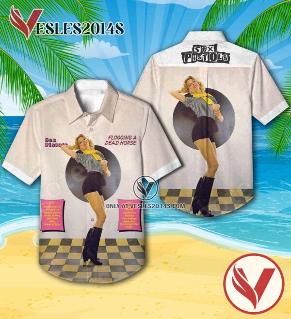 Flogging A Dead Horse Compilation Album By Sex Pistols Hawaiian Shirt, Unique Gifts For Music Lovers - Vesles2014S
