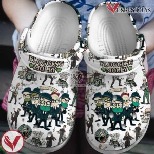 Flogging Molly Music Crocs Crocband Clogs Shoes, Unique Gifts For Fans Style 2 - Vesles2014S