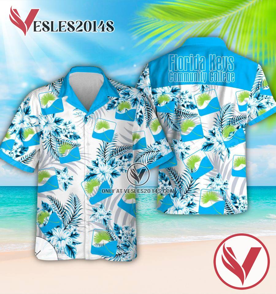 Florida Keys Community College Hawaiian Suit, Perfect Gifts Idea In Holiday - Vesles2014S 1