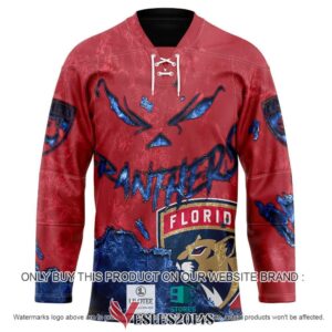 Florida Panthers Blood Personalized Hockey Jersey Shirt, Trending Gifts For Fans - Vesles2014s