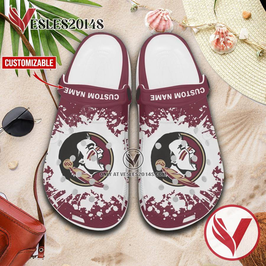 Florida State Logo Custom Crocs Shoes For Men And Women, Unique Clogs Shoes For Fans - Vesles2014S 1