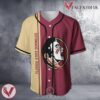 Florida State Seminoles Baseball Jersey Half Style NCAA, Unique Gifts For Fans - Vesles2014s