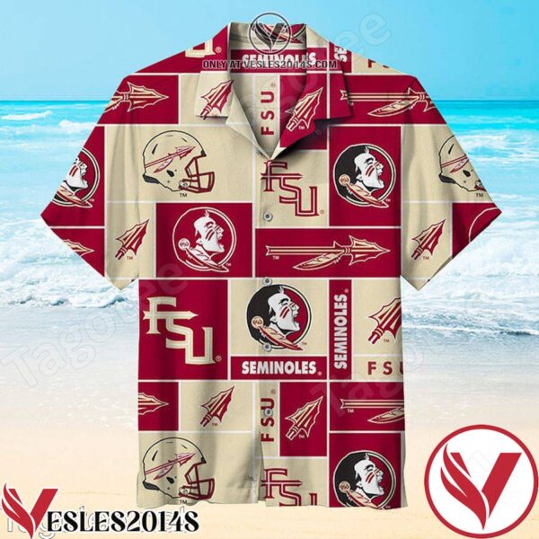 Florida State Seminoles Ncaa Fsu Block Hawaiian Shirt, Unique Gifts For Friends - Vesles2014S 1