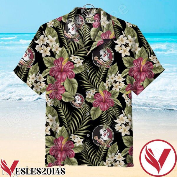 Florida State Seminoles Ncaa Tropical Flowers Hawaiian Shirt, Unique Gifts For Friends - Vesles2014S 1