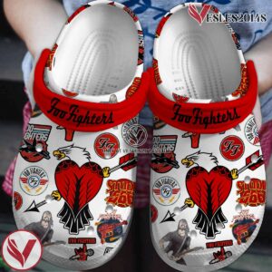 Foo Fighters Music Crocs Crocband Clogs Shoes, Unique Gifts For Fans Style 5 - Vesles2014S