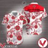 Foo Fighters Red Tropical Floral White Hawaiian Shirt, Unique Gifts For Friends - Vesles2014S 1