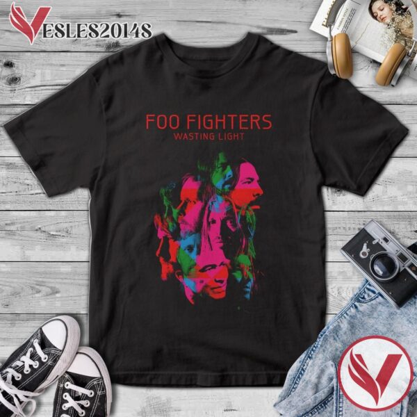Foo Fighters Wasting Light Album Cover Shirt, Perfect Gifts For Music Lovers - Vesles2014S