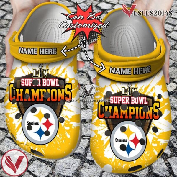 Football Personalized PSteelers Super Bowl Clog Shoes, Unique Gift From  Vesles2014S