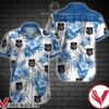 For King Country Blue Tropical Floral White Hawaiian Shirt, Unique Gifts For Friends - Vesles2014S 1