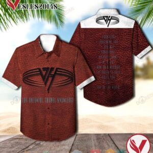 For Unlawful Carnal Knowledge Album Van Halen Band Hawaiian Shirt, Best Gift For Music Lovers Vesles2014S