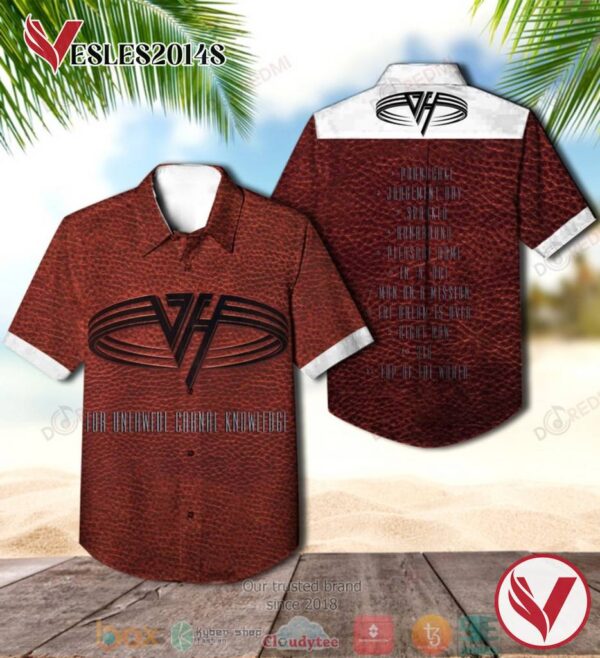 For Unlawful Carnal Knowledge Album Van Halen Band Hawaiian Shirt, Best Gift For Music Lovers Vesles2014S