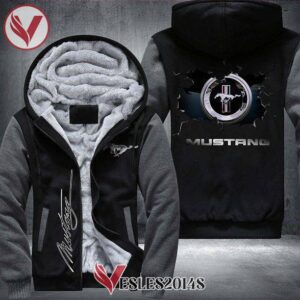 Ford Mustang Fleece Hoodie Jacket, Unique Gifts For Car Lovers - Vesles2014S 1