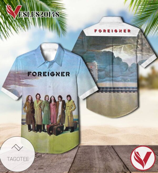 Foreigner The Debut Studio Album Cover Hawaiian Shirt, Best Gift For Music Lovers Vesles2014S