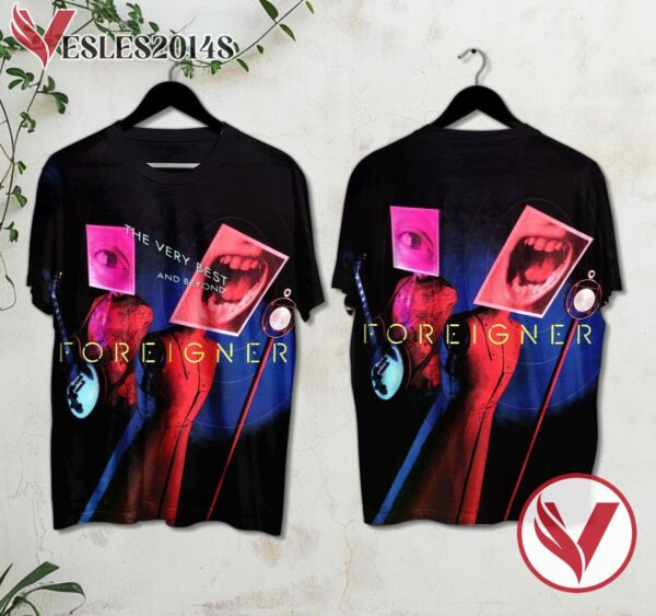 Foreigner The Very Best And Beyond Album Cover Shirt, Perfect Gifts For Music Lovers - Vesles2014S