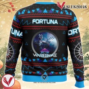 Fortuna Warframe Ugly Christmas Sweater, Unique Christmas Gift For Fans - Vesles2014S 1